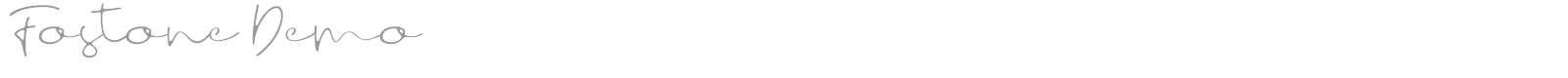 Fostone font preview
